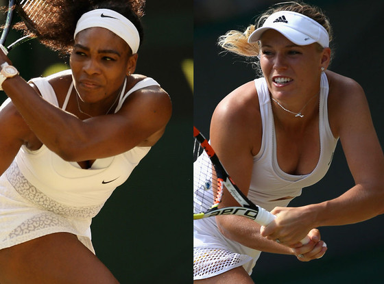 Serena Williams, Caroline Wozniacki, Wimbledon Serena Williams, Caroline Wozniacki, Wimbledon